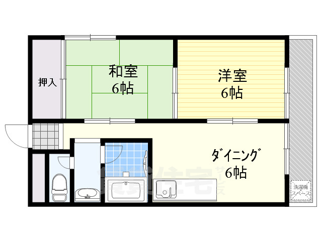 メゾンド森の間取り