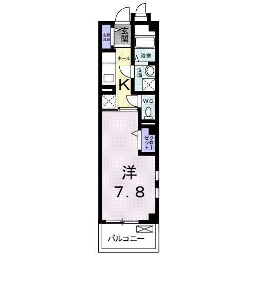 CASA桂徳の間取り