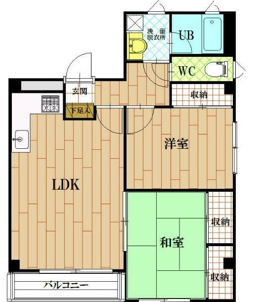 墨田区本所のマンションの間取り