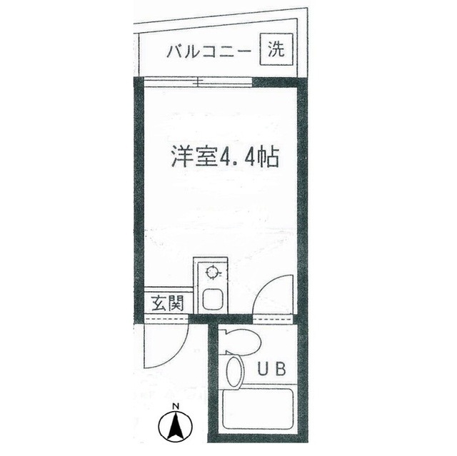 シャンテ十条仲原の間取り