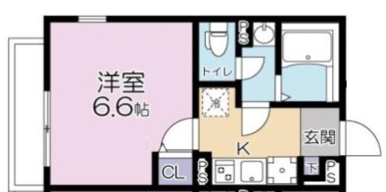 板橋区大谷口上町のマンションの間取り