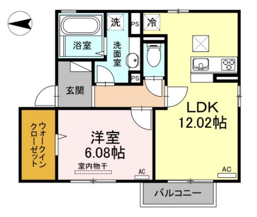 ユーコパン下郡の間取り