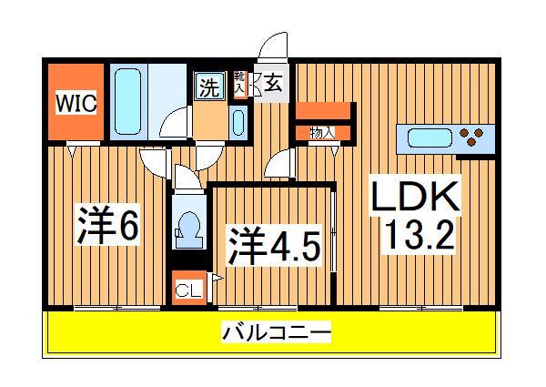 ウィンクルム柏の葉の間取り