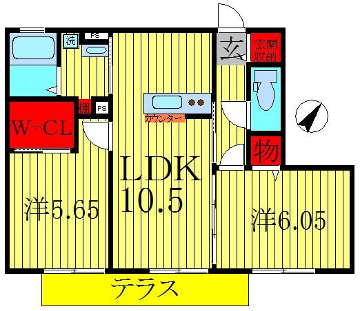 マロンフルールの間取り