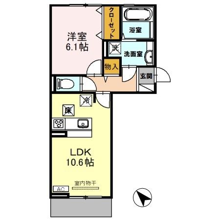 セジュールサンフィールドの間取り