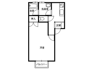 トレボン川井の間取り