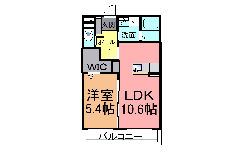 ソレイユ51の間取り