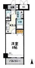 【小田原市本町のマンションの間取り】