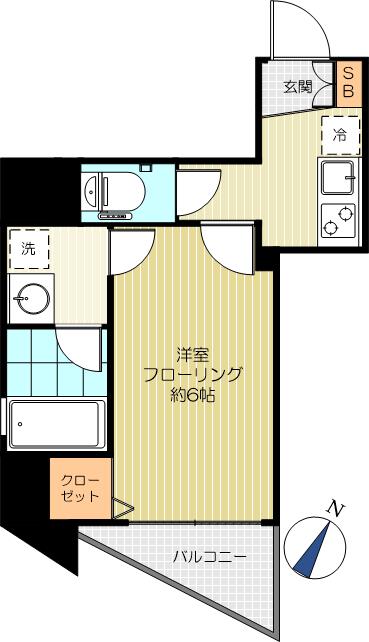 グランベル西早稲田プレシャスの間取り