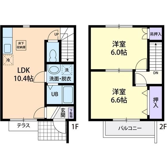 グリーンハイツ中沢の間取り