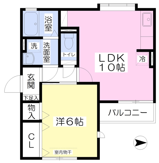 ピース　フォレストの間取り