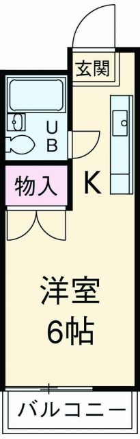 昭島市朝日町のマンションの間取り