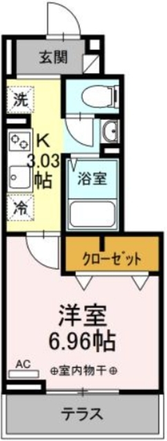 NSハイツIII 暁の間取り