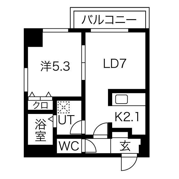 メヌエット南8条の間取り