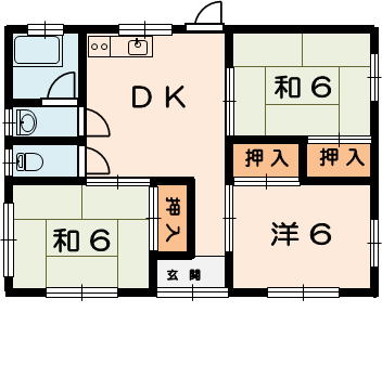 【潮騒苑の間取り】