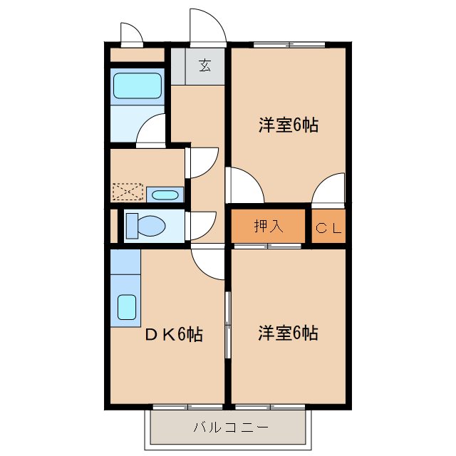 【ドゥーロジュマンterashimaＡ棟の間取り】