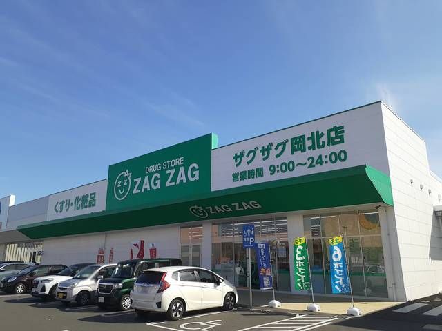 ドラックストア　ザグザグ岡北店（ドラッグストア）まで1100m