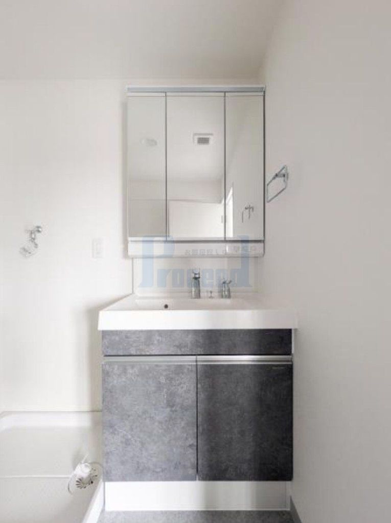 洗面設備　うれしい独立洗面台！