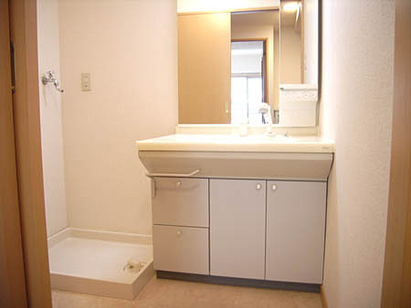 洗面設備　独立洗面化粧台が付いています