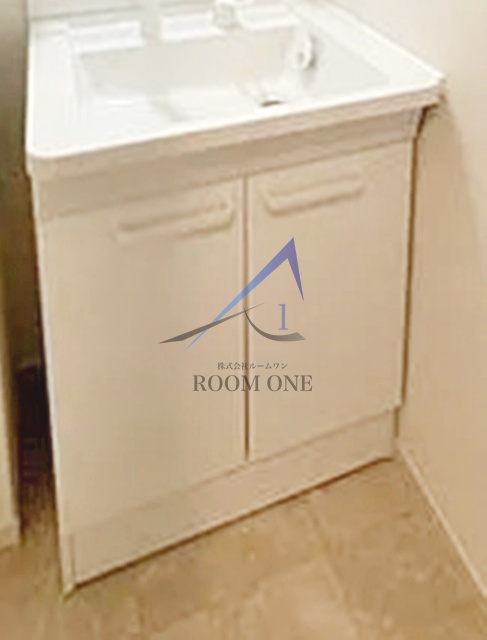 洗面設備　洗面台です。