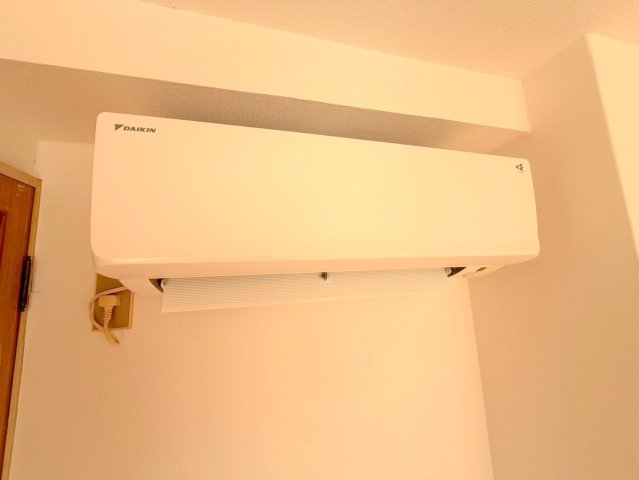 その他設備　エアコンがはじめからついているのはお得ですね。