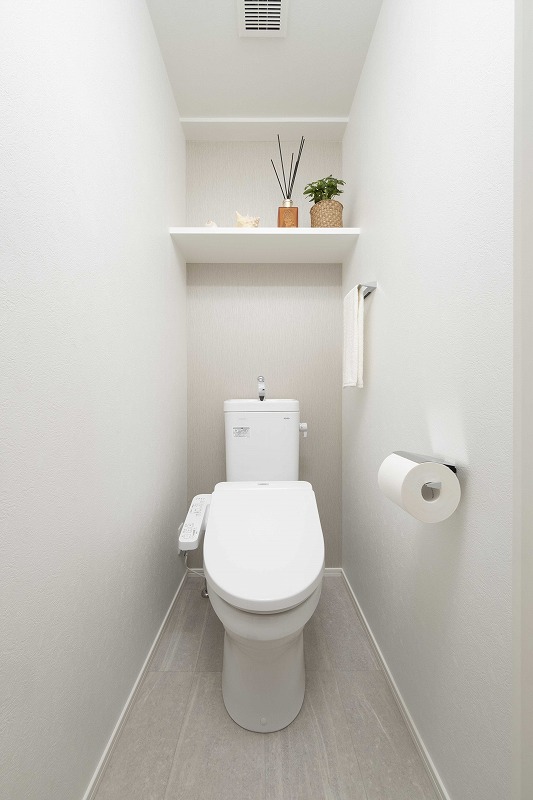 トイレ　ゆったりとした空間のトイレです
