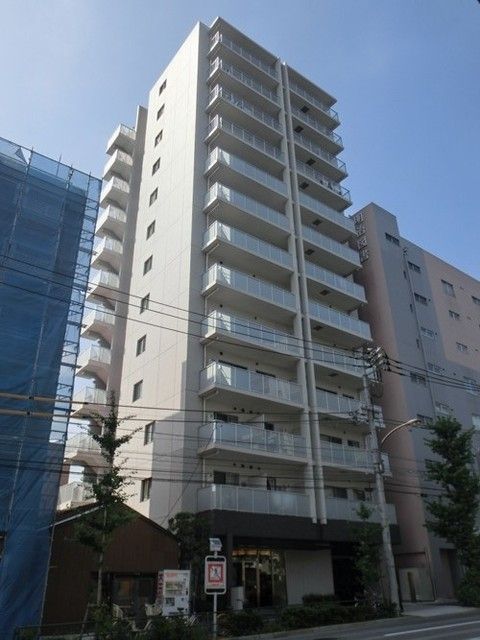 建物外観　三井住友建設施工の外壁タイル張り高級マンション！
