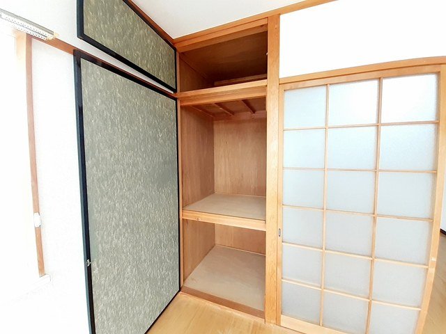 収納　たっぷりとした収納スペースです