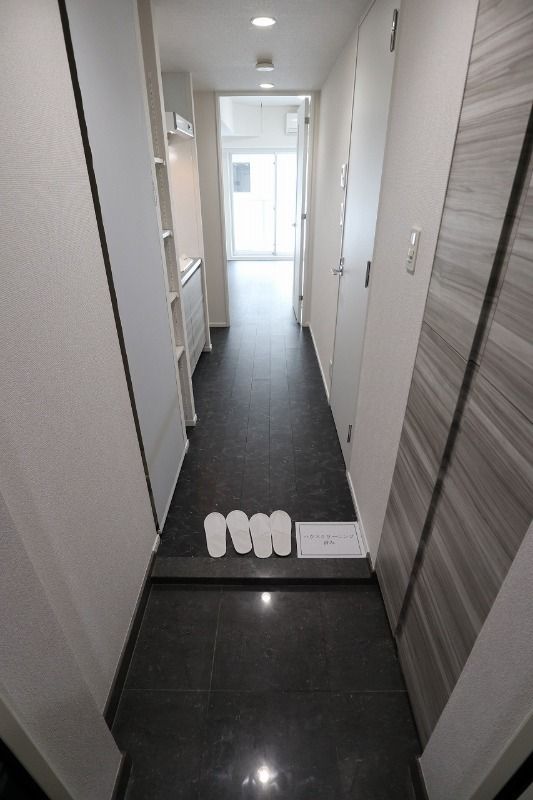 玄関　収納もある玄関です