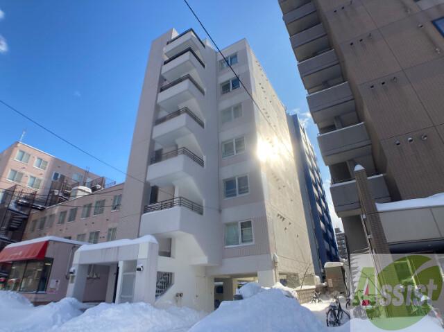 建物外観　札幌市北区北十一条西「ラムーネミ」