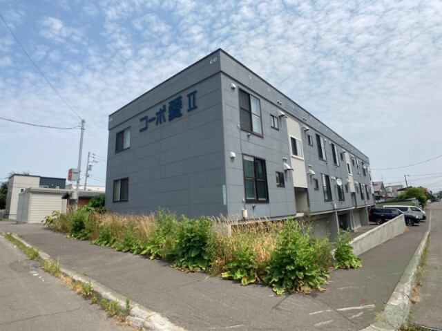 建物外観　札幌市北区篠路九条「コーポ愛２」