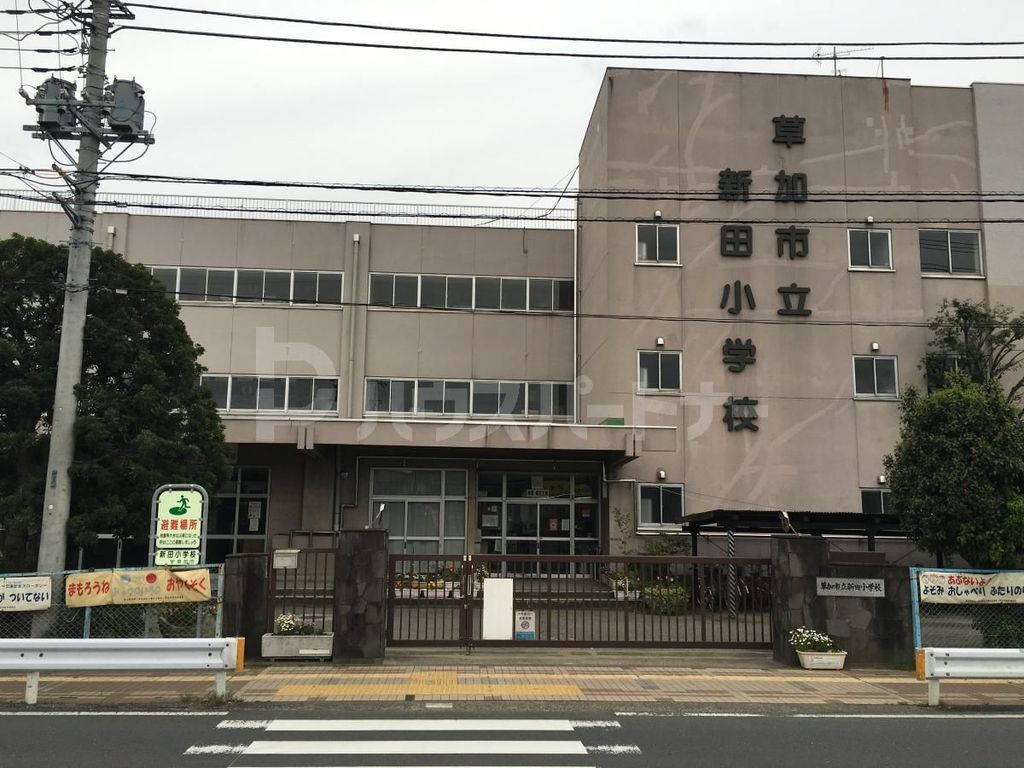 小学校　草加市立新田小学校（小学校）まで520m