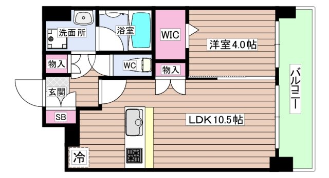 ミラージュパレス新梅田シエロの間取り写真