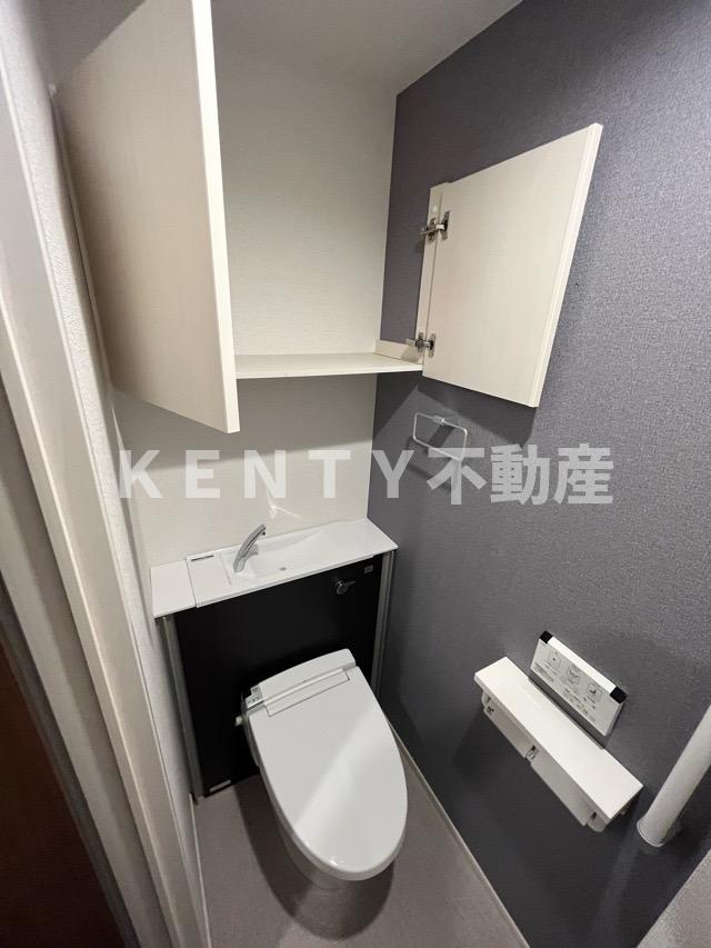トイレ　ゆったりとした空間のトイレです