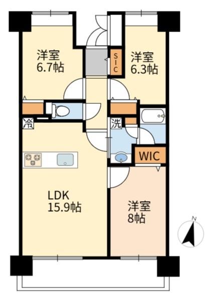 京王相模原線 若葉台駅 徒歩1分 築17年