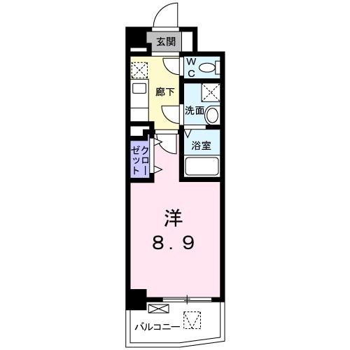 ブライト 西原駅前の間取り写真