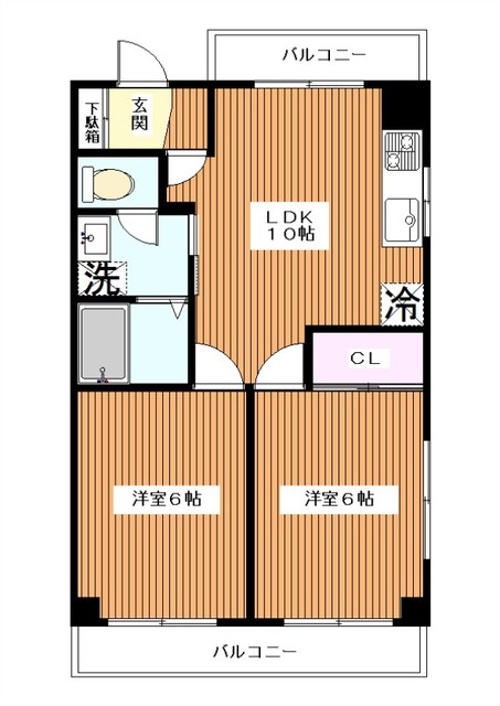 ロイヤルコーポ高島平の間取り写真