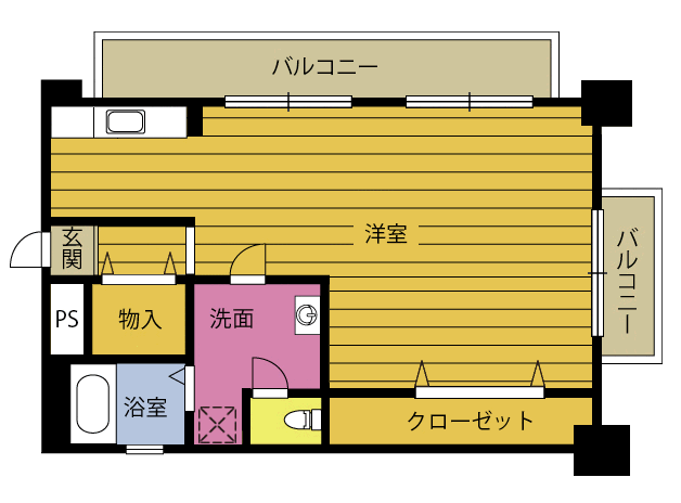 ヤマトビルの間取り写真
