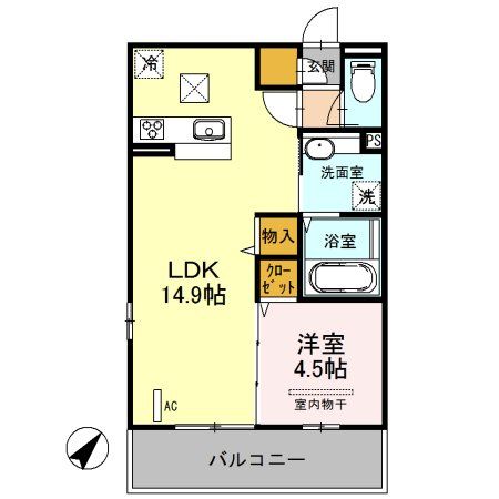 エスポワールの間取り写真