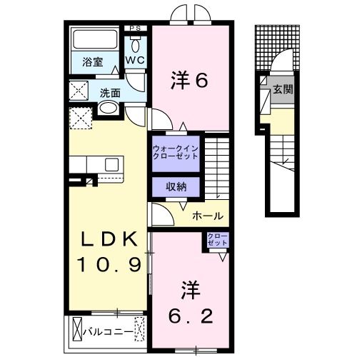 アイメニーエヌケー Vの間取り写真