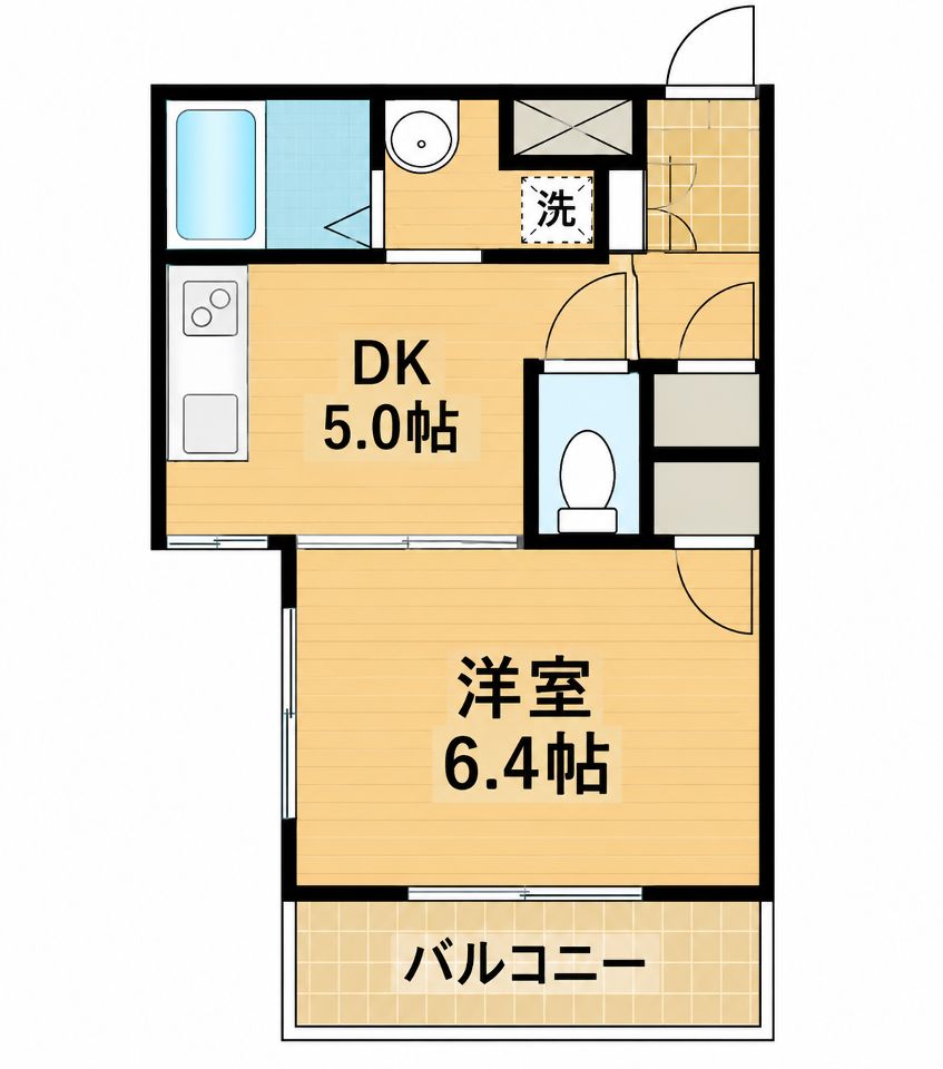 キャンパスCity丸山の間取り写真
