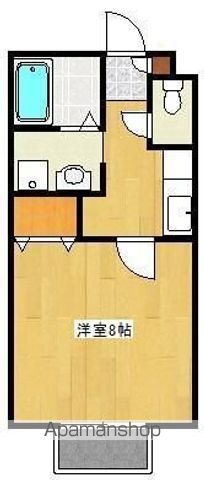 ＪＲ豊肥本線 竜田口駅 徒歩45分 2階建 築31年の間取り写真