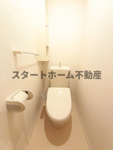 トイレ　ゆったりとした空間のトイレです