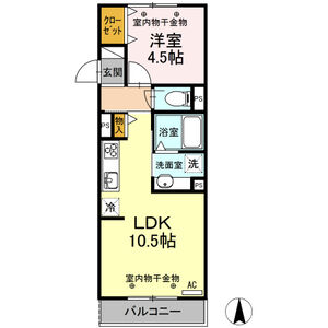 アルバグランデ桑名東方の間取り