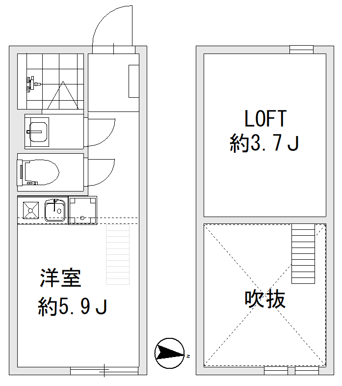 ソルティ武蔵小杉の間取り