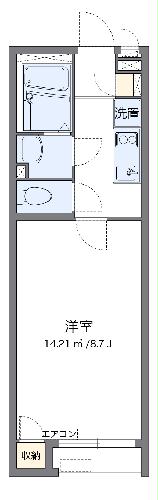 クレイノハイブリッヂIIの間取り