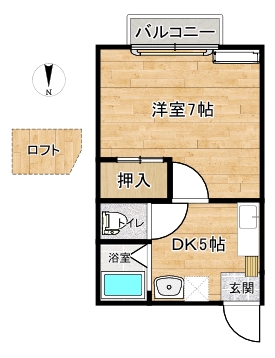 勝海オータムの間取り