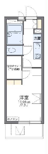 レオパレスエクセレンス０９の間取り