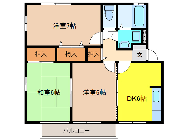 アーバンハイツの間取り