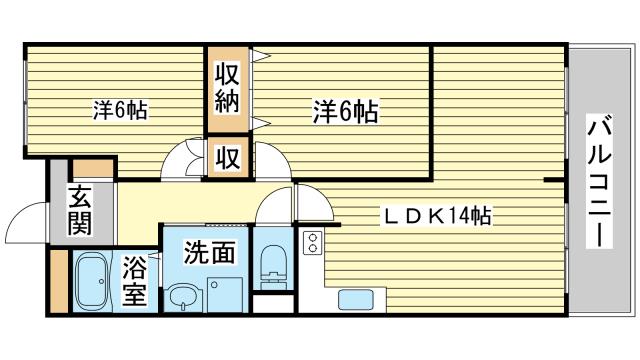 ＮＳハイツの間取り